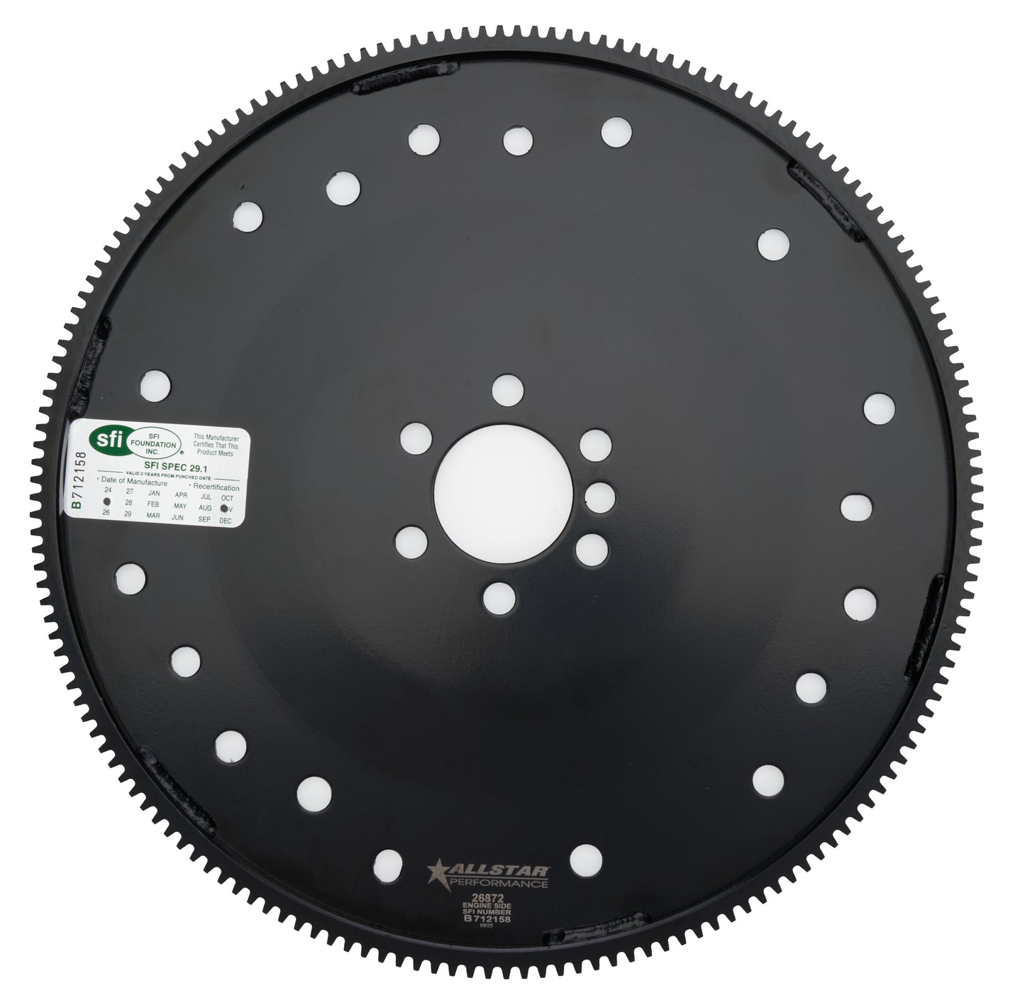 Flexplate 168T SFI GM LS Solid Long Crank