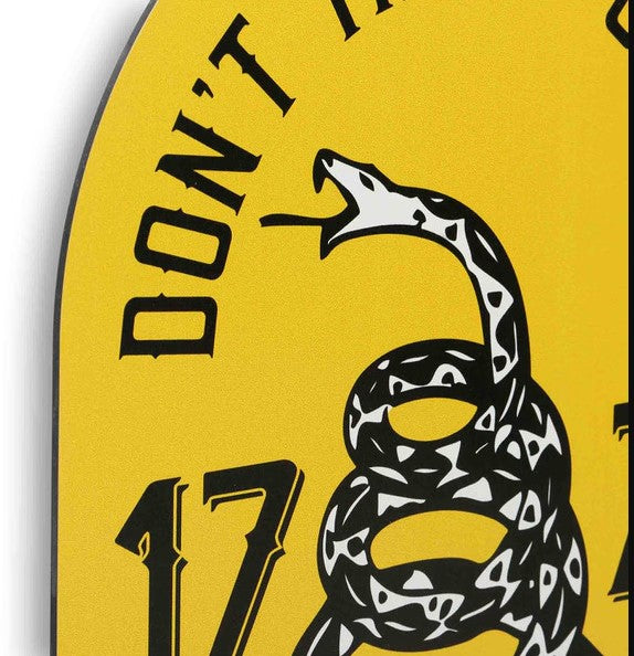 Don't Tread On Me Liberty or Death Metal Sign