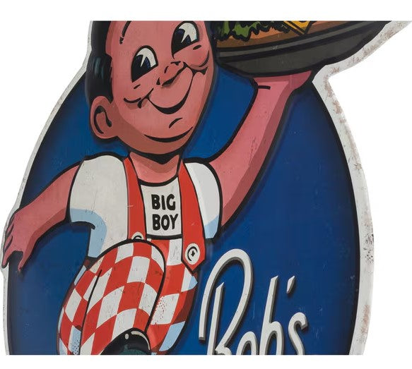 Bob's Big Boy Embossed Metal Sign