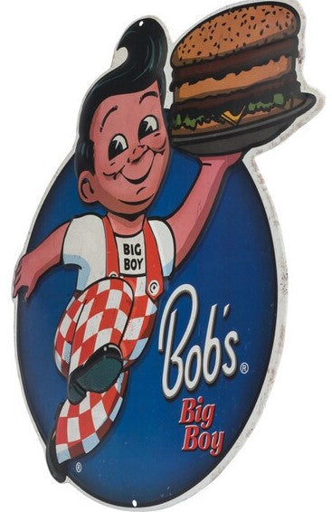 Bob's Big Boy Embossed Metal Sign