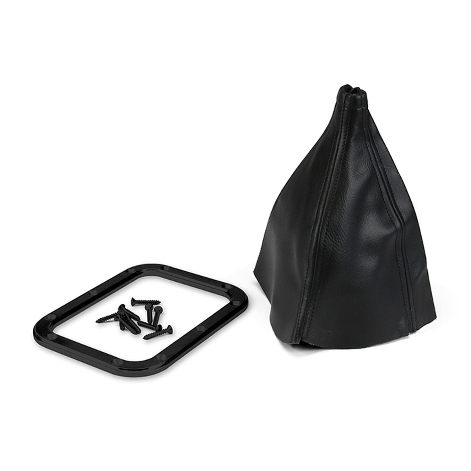 Blk Billet Rectangular Floor Mount Shifter Boot