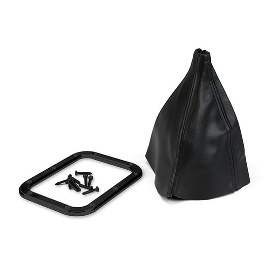Blk Billet Rectangular Floor Mount Shifter Boot