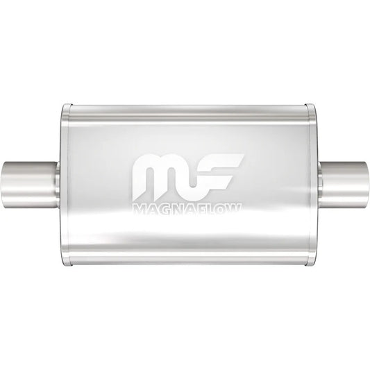 Stainless Muffler 3in Center In/Out