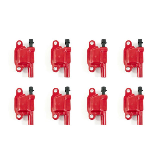 LS High Output Ign Coils Red 05-18 LS Set of 8