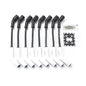 8.5mm Black Ign Wire Set 135 Degree Black Boots